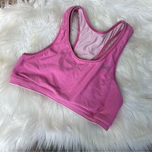 Under Armour Baby Pink and Pink Reversible Sports Bra